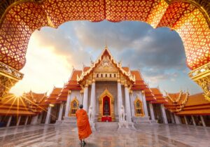 Buddhist monk arrested for illegal gambling scam