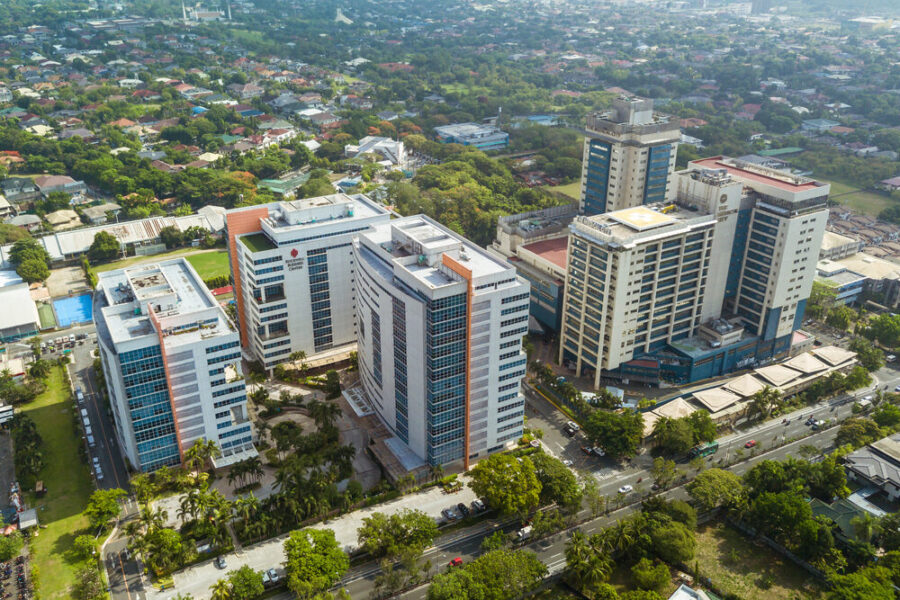 Pasig,,Metro,Manila,,Philippines, ,April,2021:,Aerial,Of,The