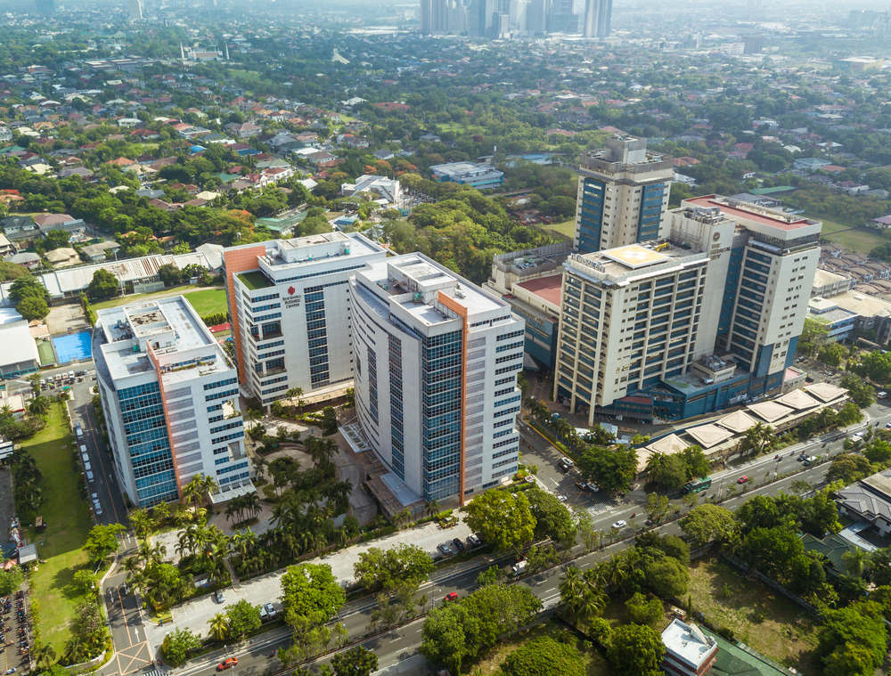 Pasig,,Metro,Manila,,Philippines, ,April,2021:,Aerial,Of,The