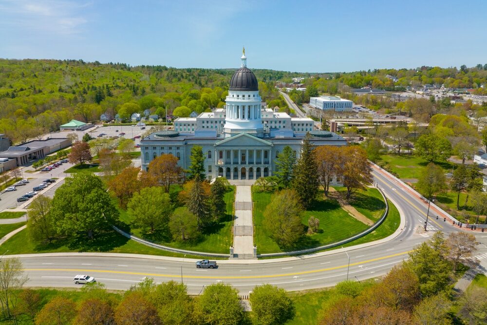 Maine,State,House,Is,The,Capitol,Building,Of,Maine,In