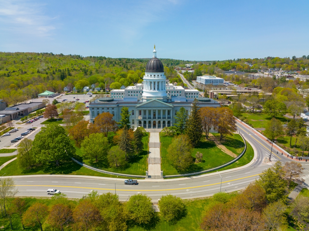 Maine,State,House,Is,The,Capitol,Building,Of,Maine,In