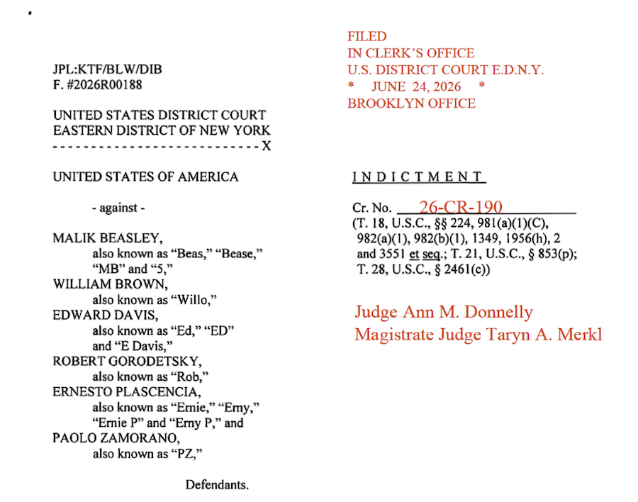 Beasley Indictment