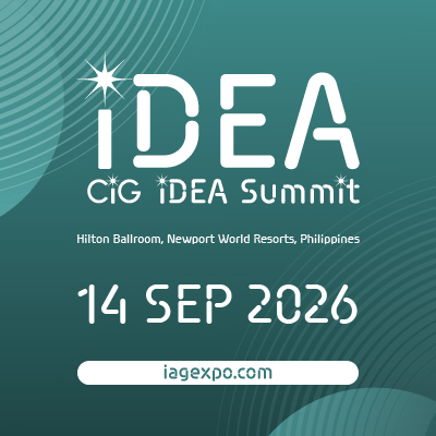 CiG iDEA Summit, Hilton Ballroom, Newport World Resorts, Philippines, 14 SEP 2026, iagexpo.com